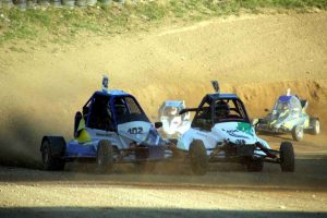 Autocross Training Strecke für Motorrad gesperrt